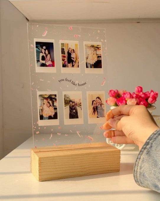 Polaroid picture plaques