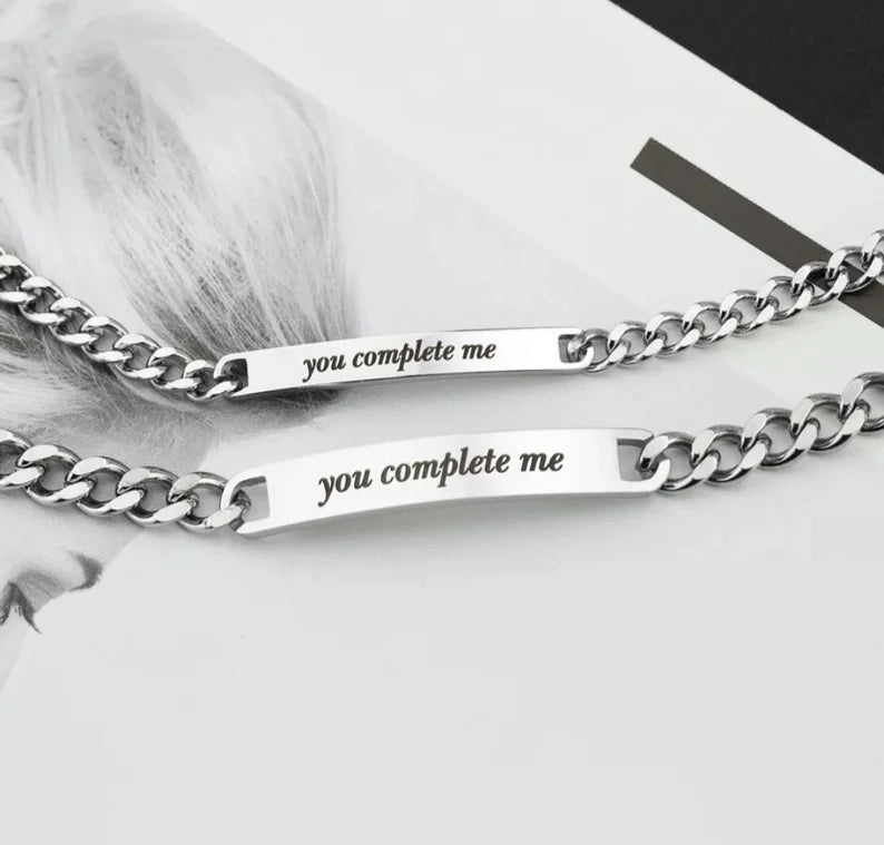 Couple ID Bracelets